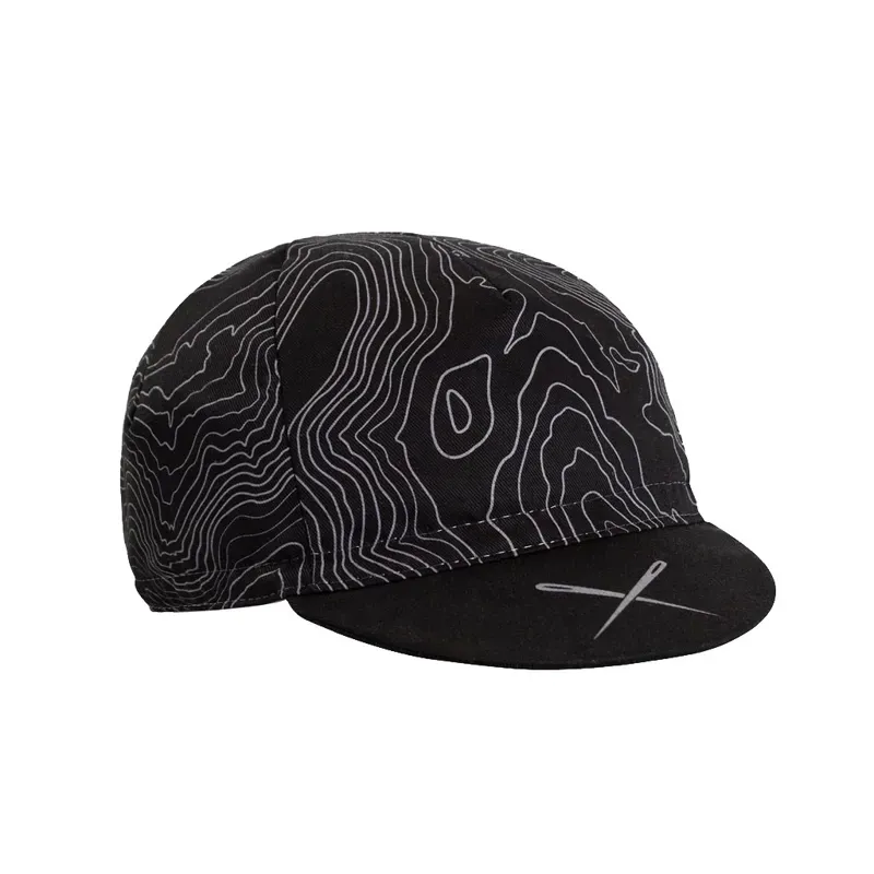 Restrap Yorkshire Contours Cycling Cap In Black