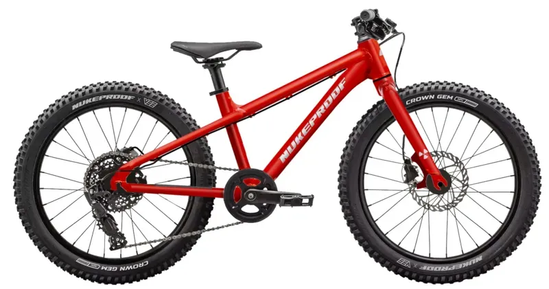 Nukeproof Tracker 20 inched Wheeled Kids Mountain Bike 8sp in Red