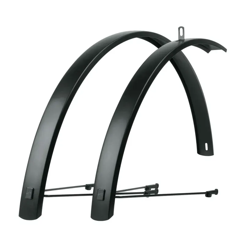 SKS EDGE AL 28inch 700c 46mm Aluminium Mudguard Set in Black